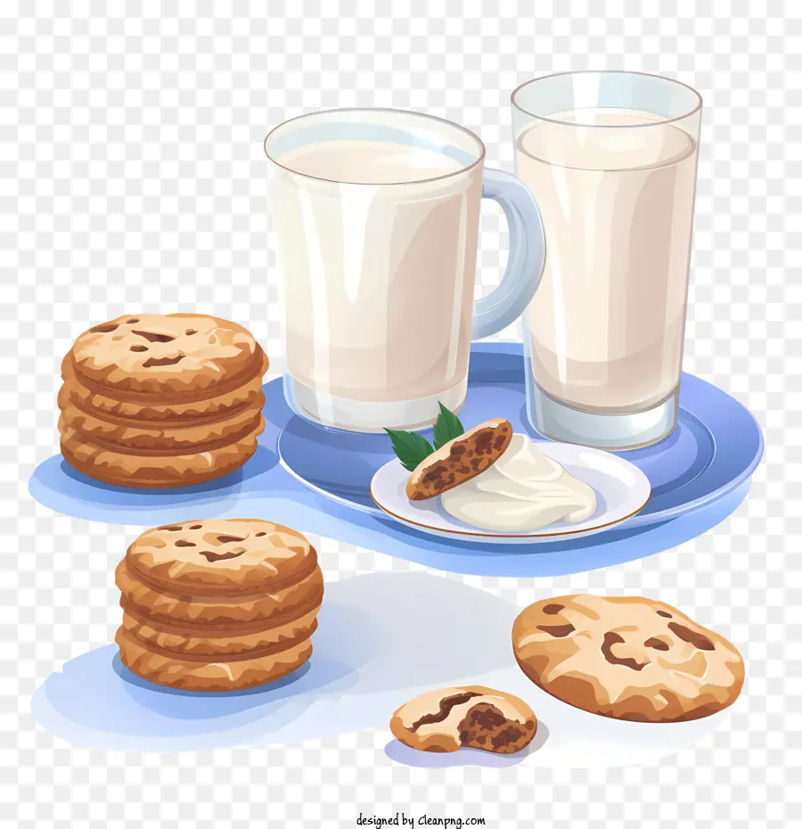 Galletas Y Leche，Cookie PNG