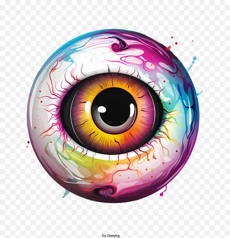 Globo Ocular De Halloween，Ojo PNG