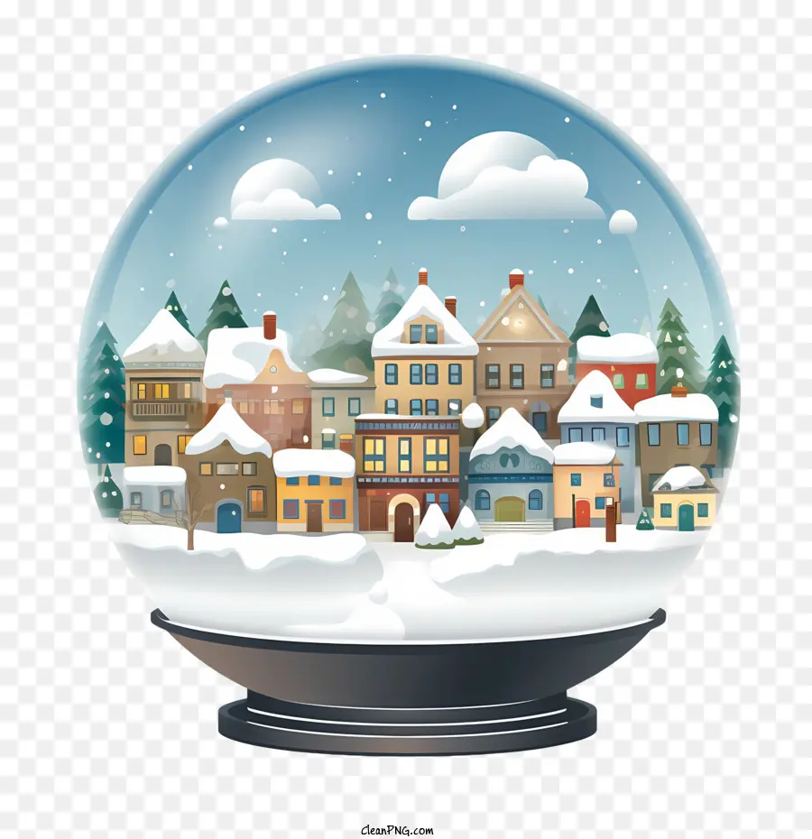 Bola De Nieve De Navidad，Globo De La Nieve PNG