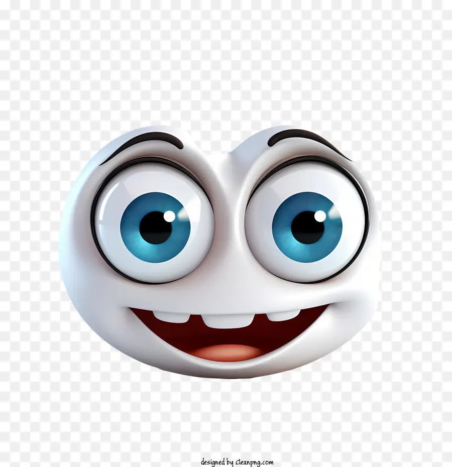 Cara Emoji，Cara Feliz PNG