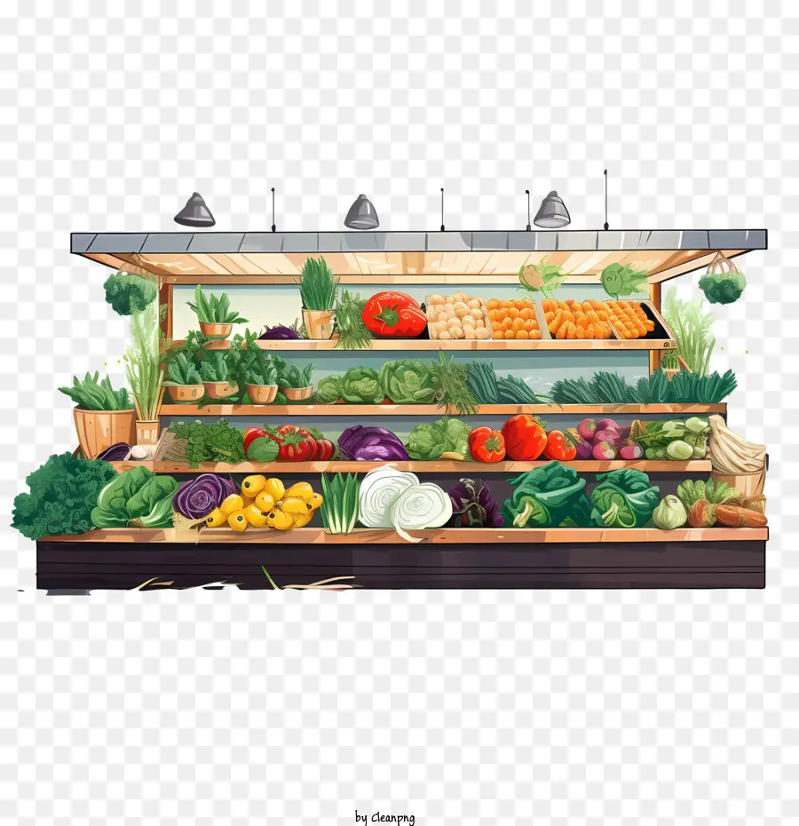 Mercado De Alimentos Vegetarianos，Frutas PNG