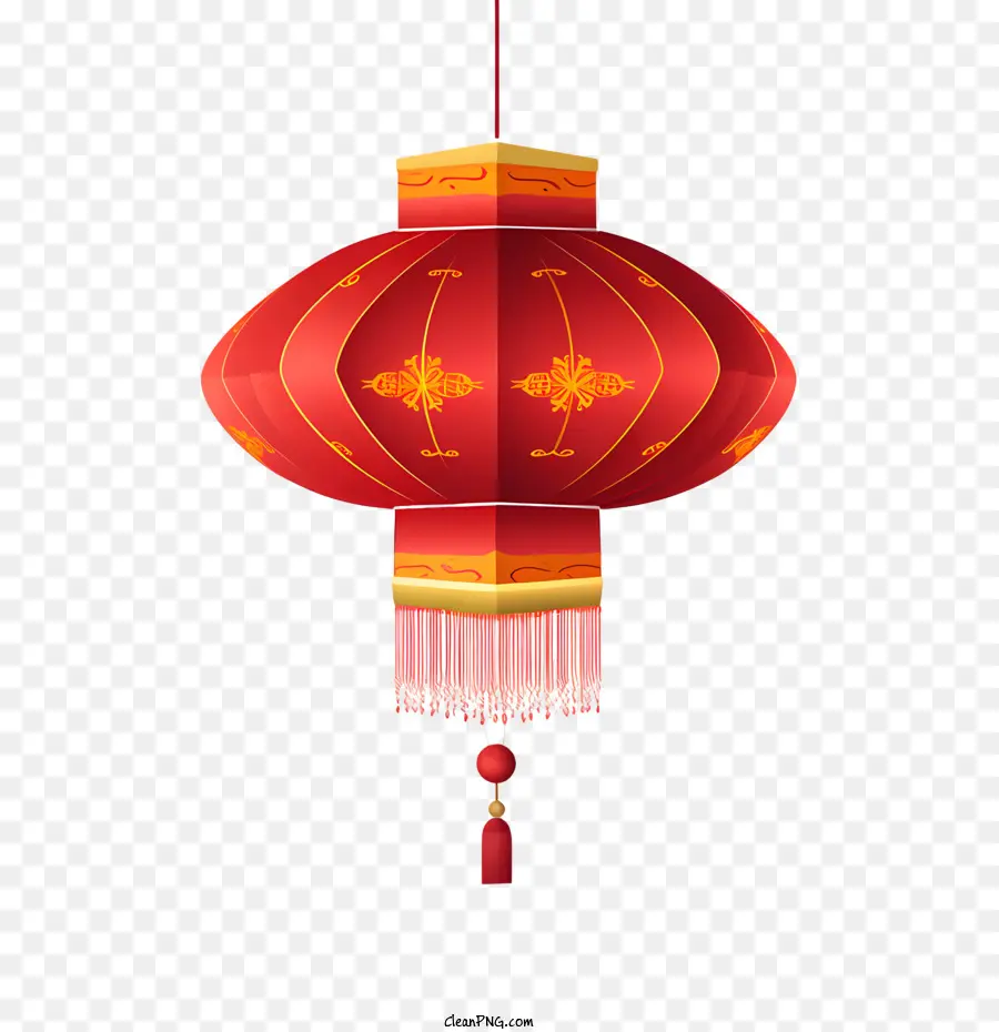 Linterna China，Rojo PNG