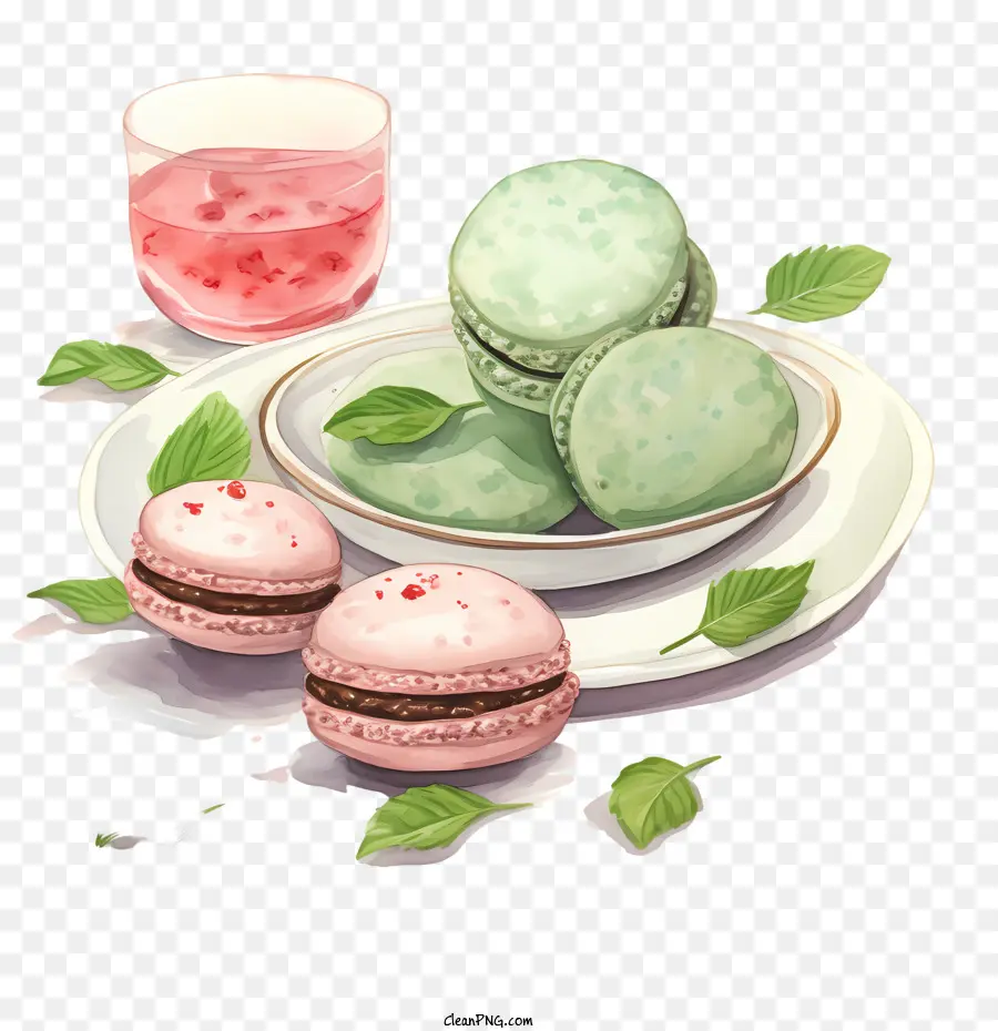 Macaroon Día，La Comida PNG