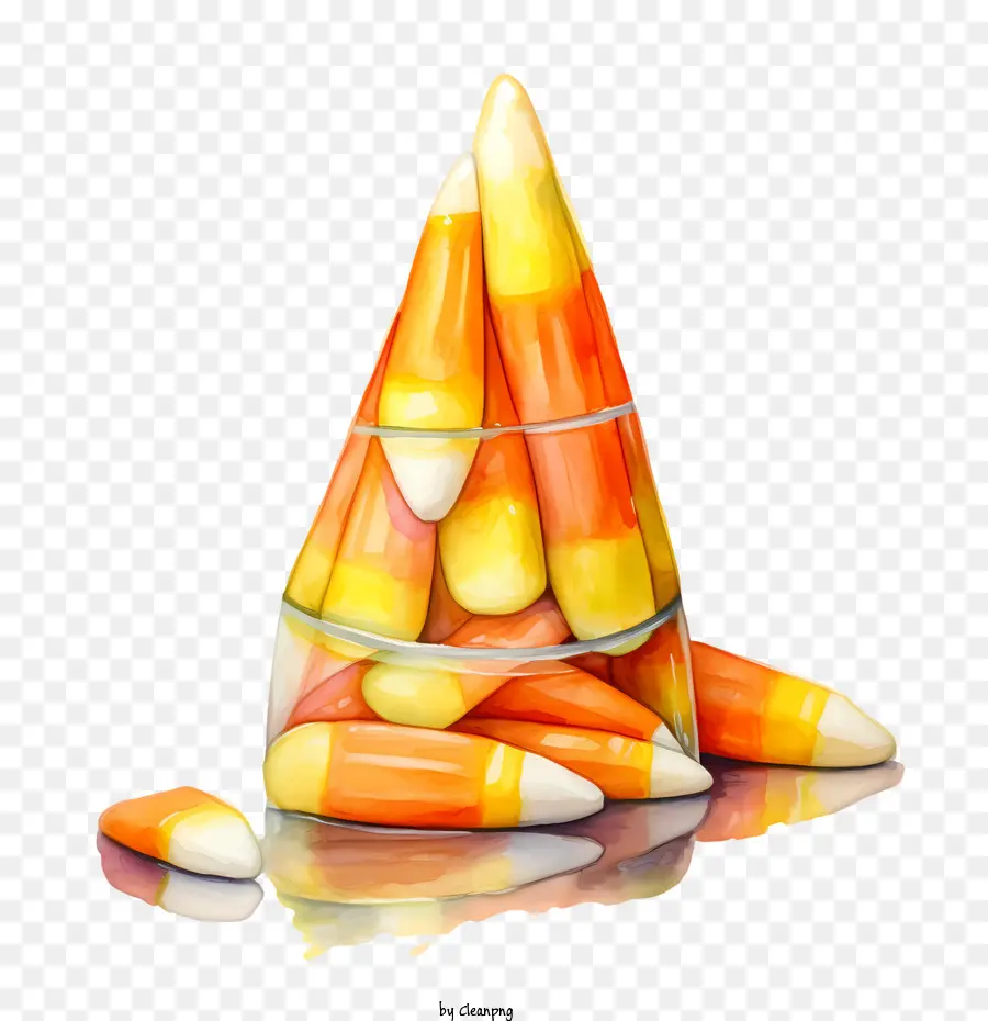 Candy Corn Día，Maíz De Caramelo PNG