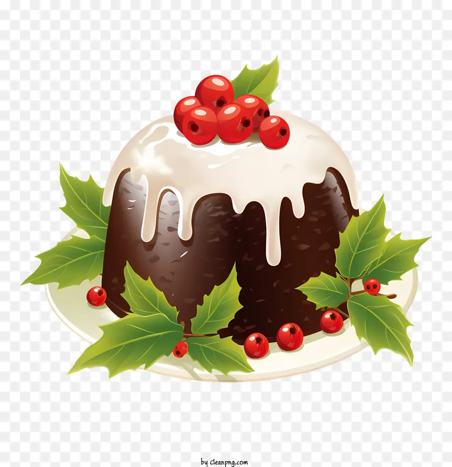 Pudín De Navidad，Pastel PNG