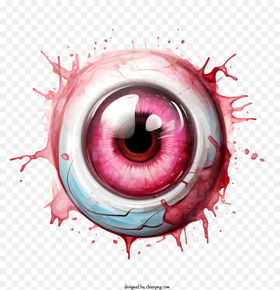 Globo Ocular De Halloween，La Sangre PNG