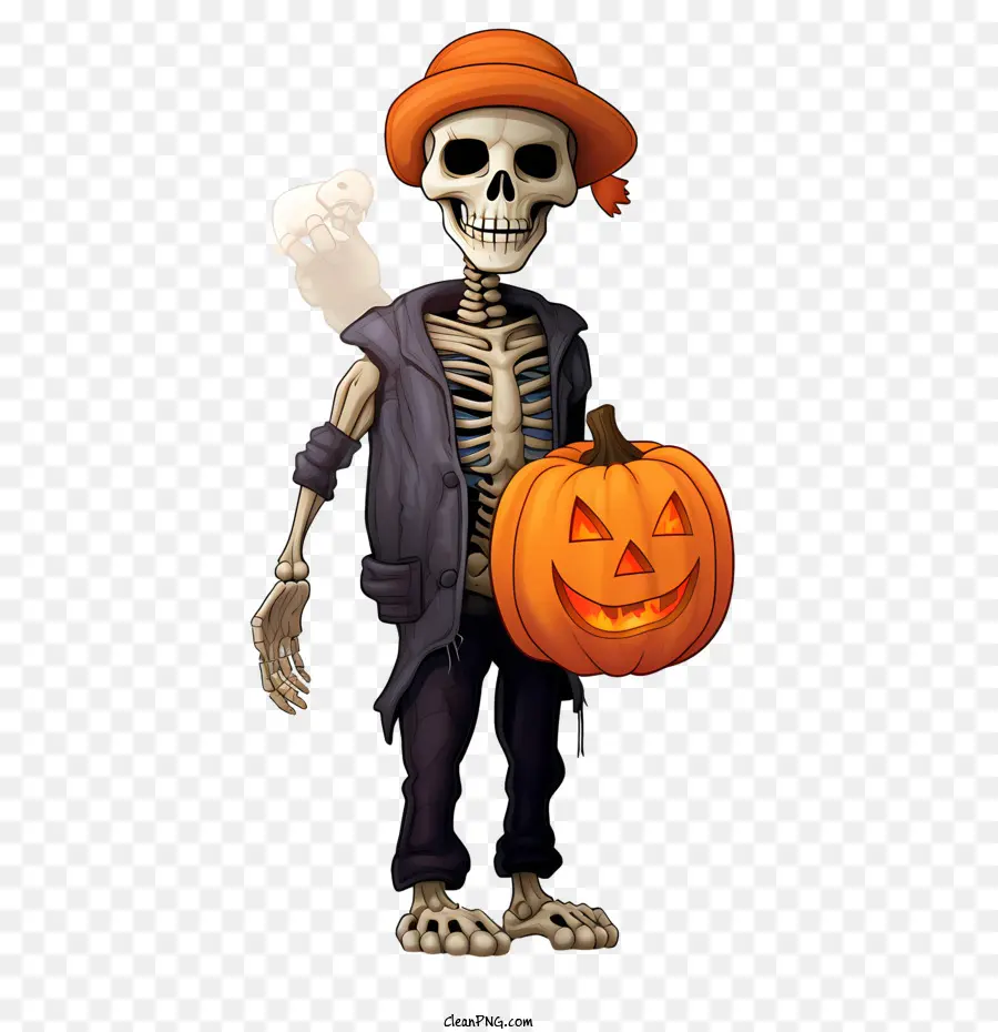 Esqueleto De Halloween，Esqueleto PNG