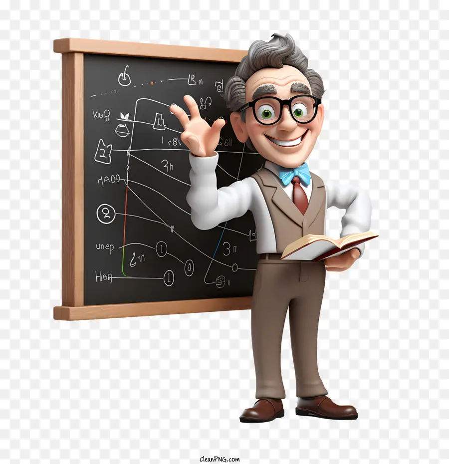 Profesor，Profesor De Dibujos Animados PNG