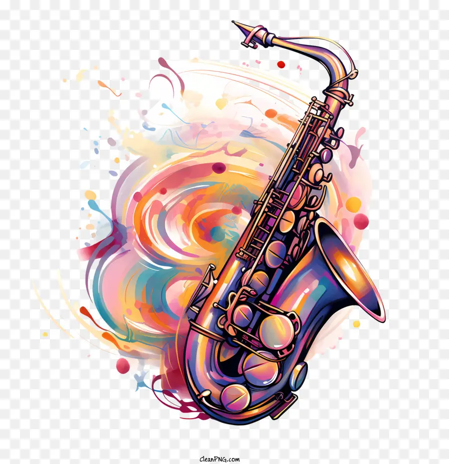 Saxofón Día，Jazz PNG