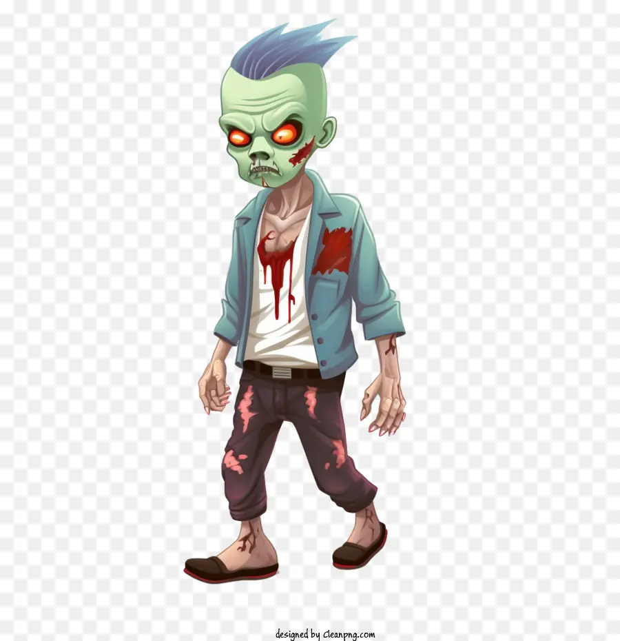 Zombi，Piel Verde PNG