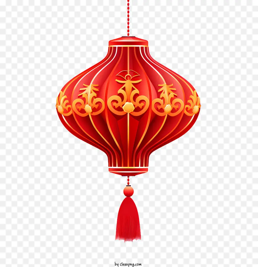 Linterna China，Rojo PNG