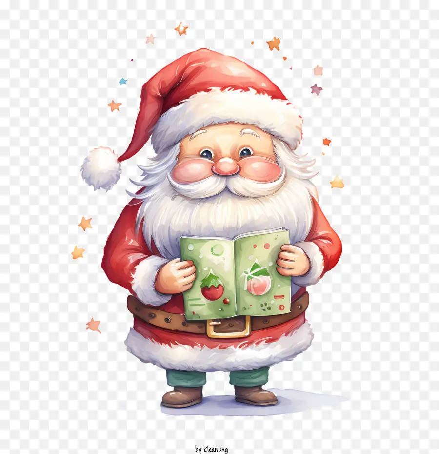 Día De La Lista De Papá Noel，Papá Noel PNG