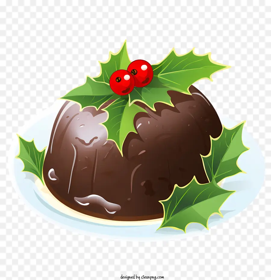 Pudín De Navidad，Chocolate PNG