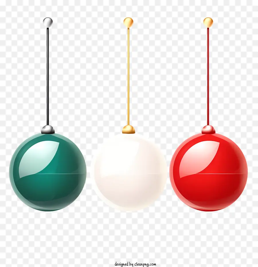 Bolas De Navidad，Adornos Navideños PNG