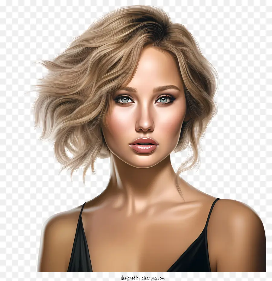 Jennifer Lawrence，El Cabello Rubio PNG