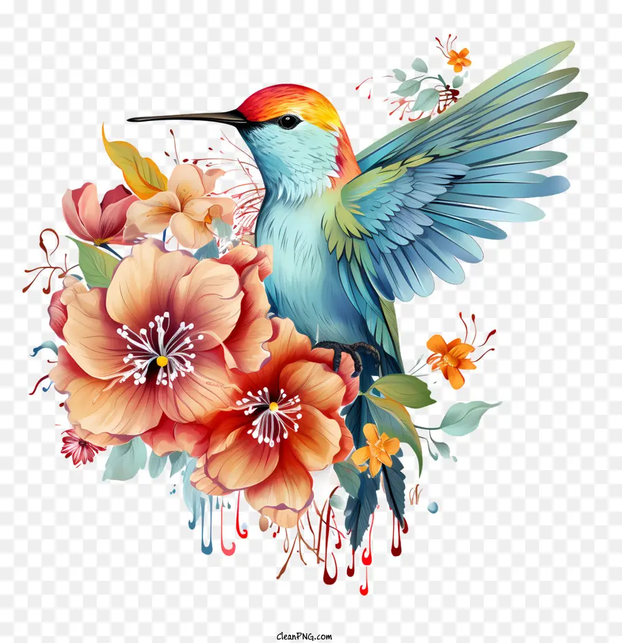 Día De Colibrí，Aves PNG