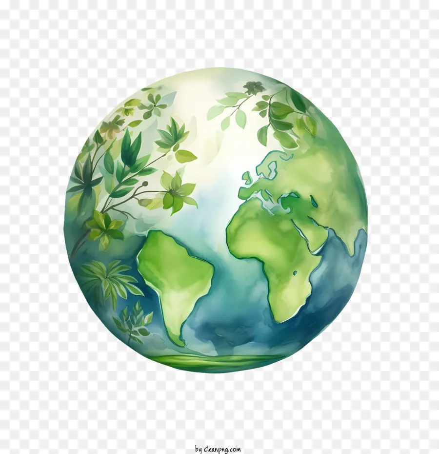 Planeta Verde Tierra，Ecosistema PNG