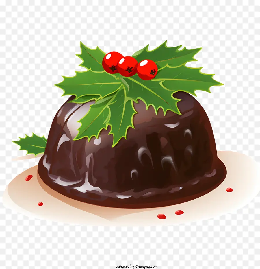 Pudín De Navidad，Pastel De Chocolate PNG