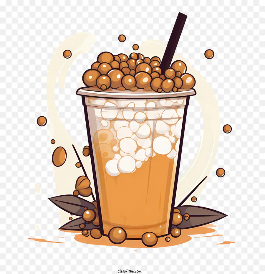 Té Con Leche De Burbujas，Té De Burbujas PNG