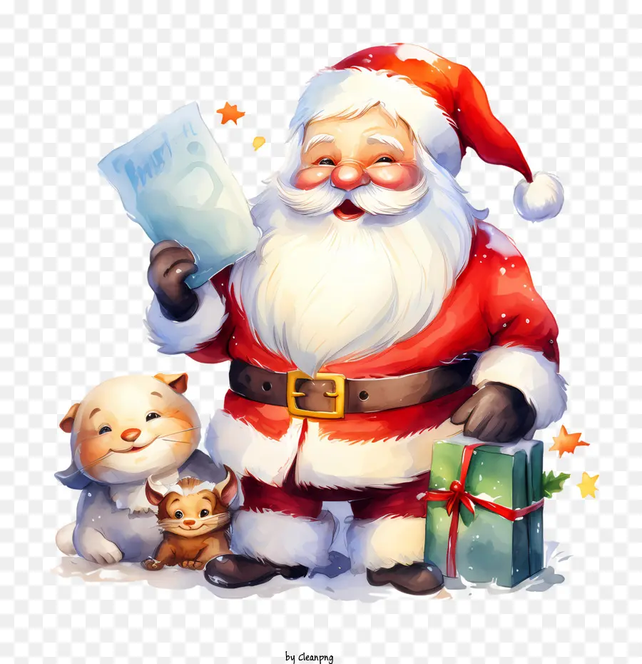 Día De La Lista De Santas，Santa PNG