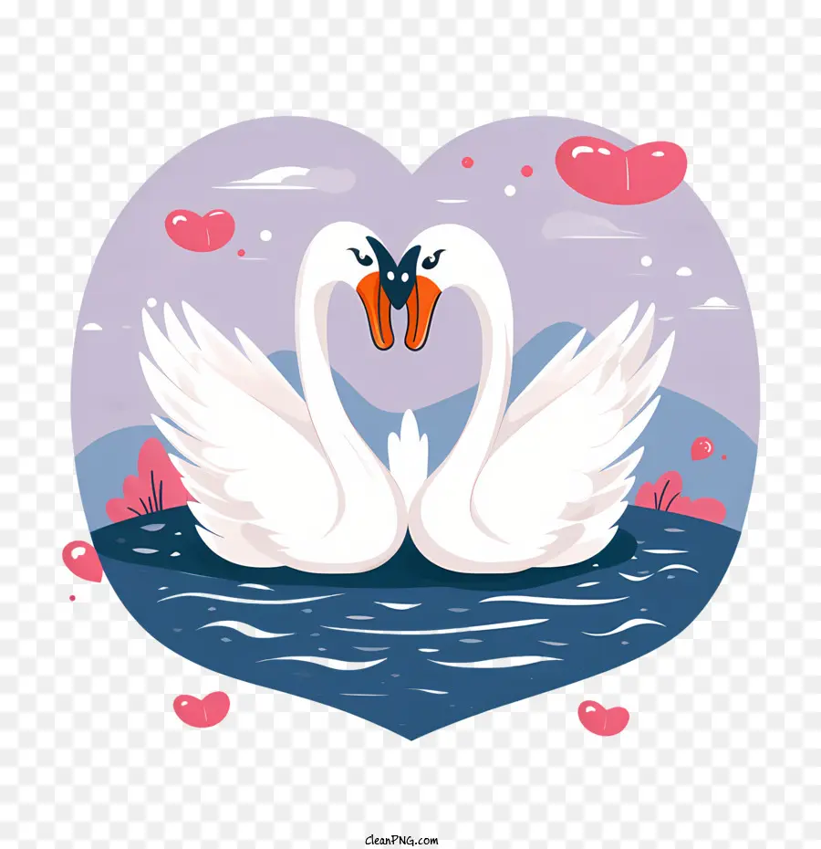 Swan，Corazón PNG