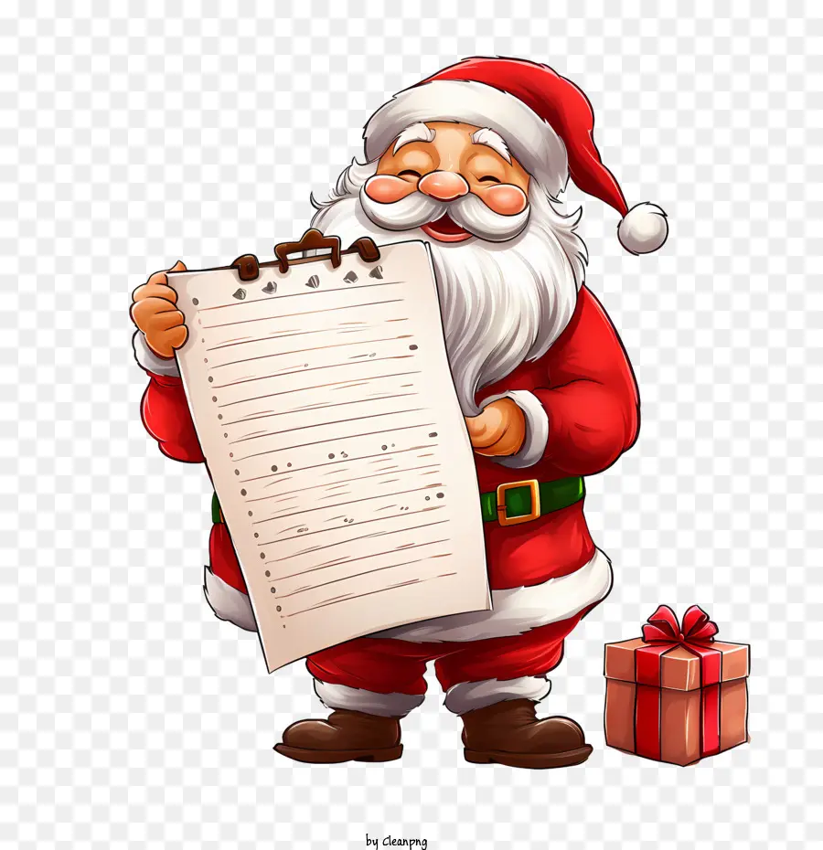 Día De La Lista De Santas，Santa Claus PNG