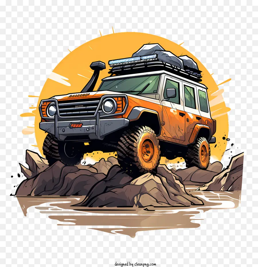 Día Internacional Del Offroad，Coche PNG