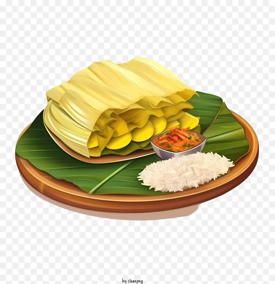 Onam Alakan Food，Hojas De Plátano PNG