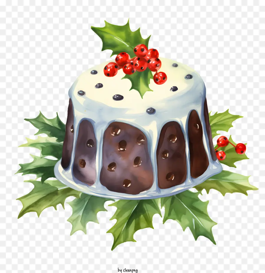 Pudin De Navidad，Pastel De Navidad PNG