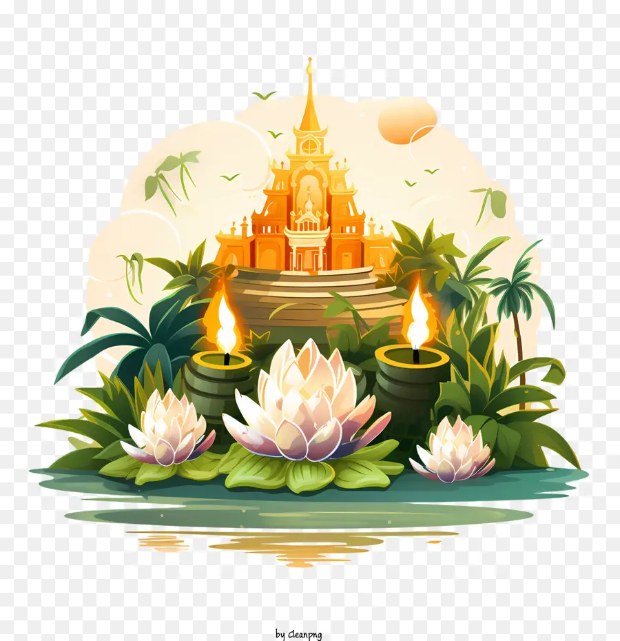 Loi Krathong，Templo PNG