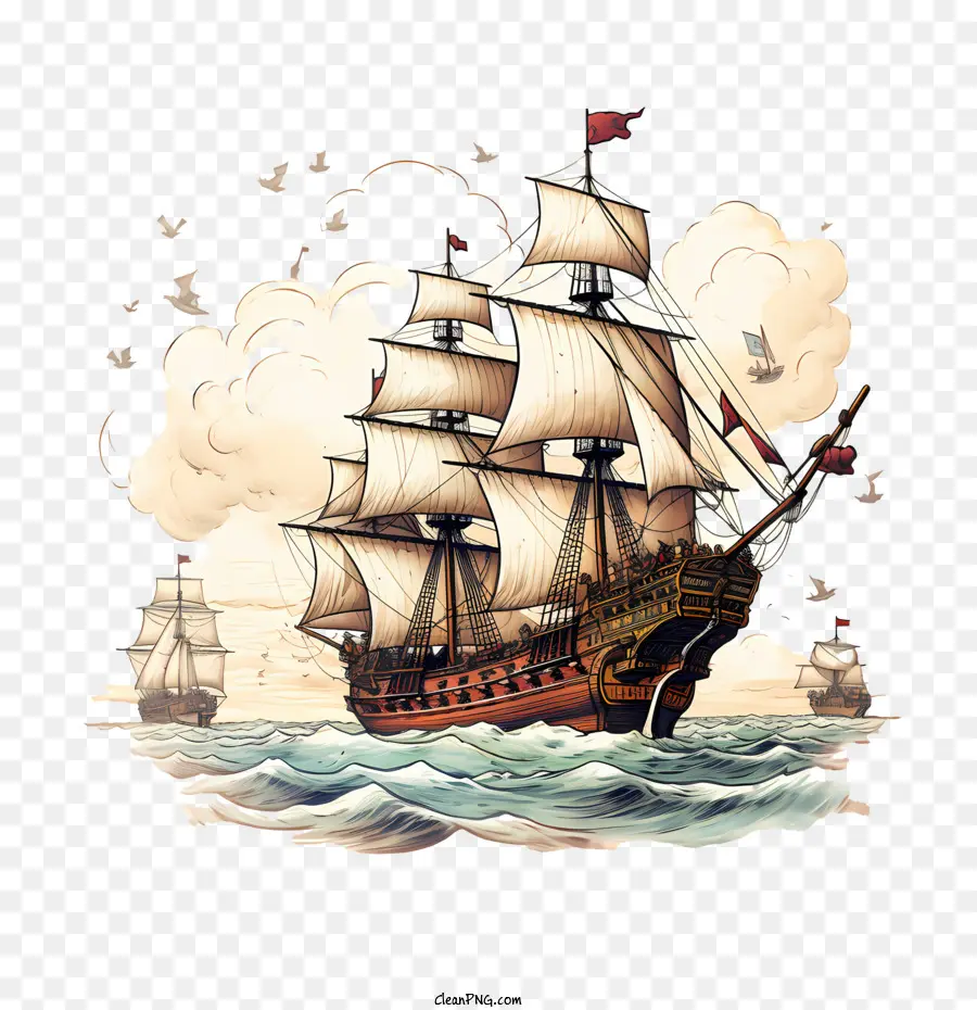 El Día De La Hispanidad，Nave PNG