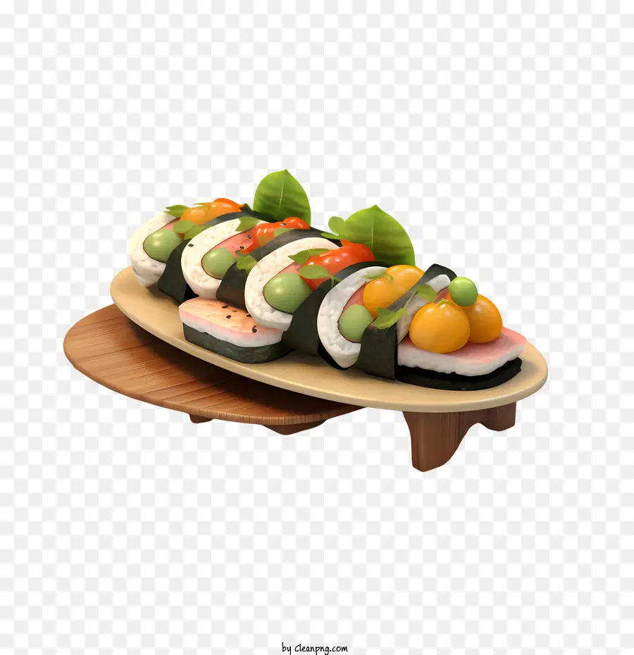 Sushi，Rollos De Sushi PNG