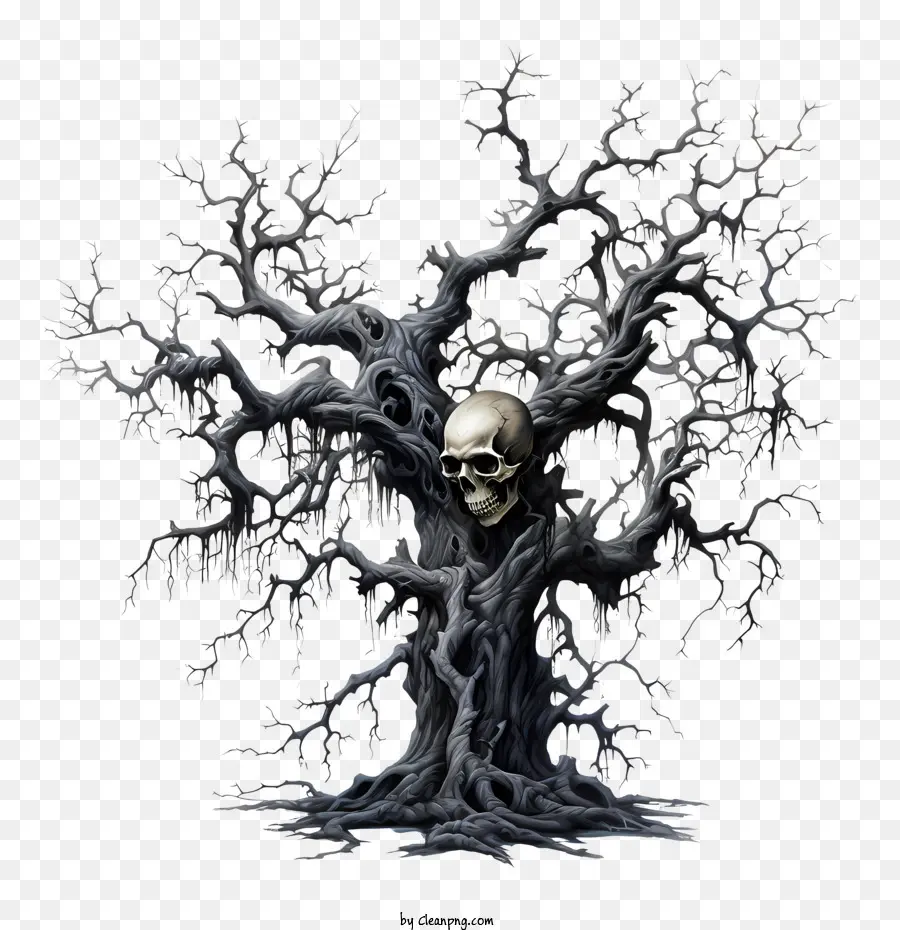 árbol De Halloween，Árbol PNG