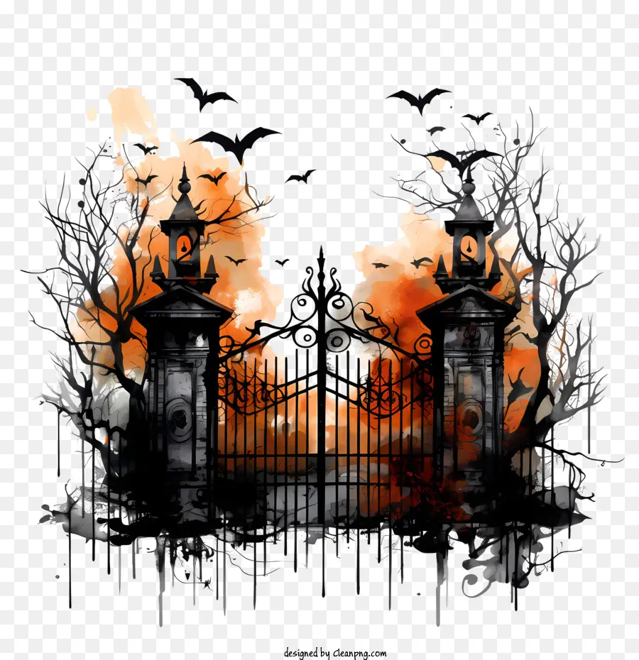 Cementerio De Halloween，Gótico PNG