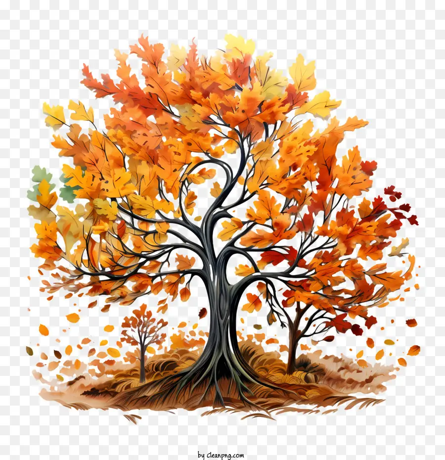 árbol De Otoño，Otoño PNG