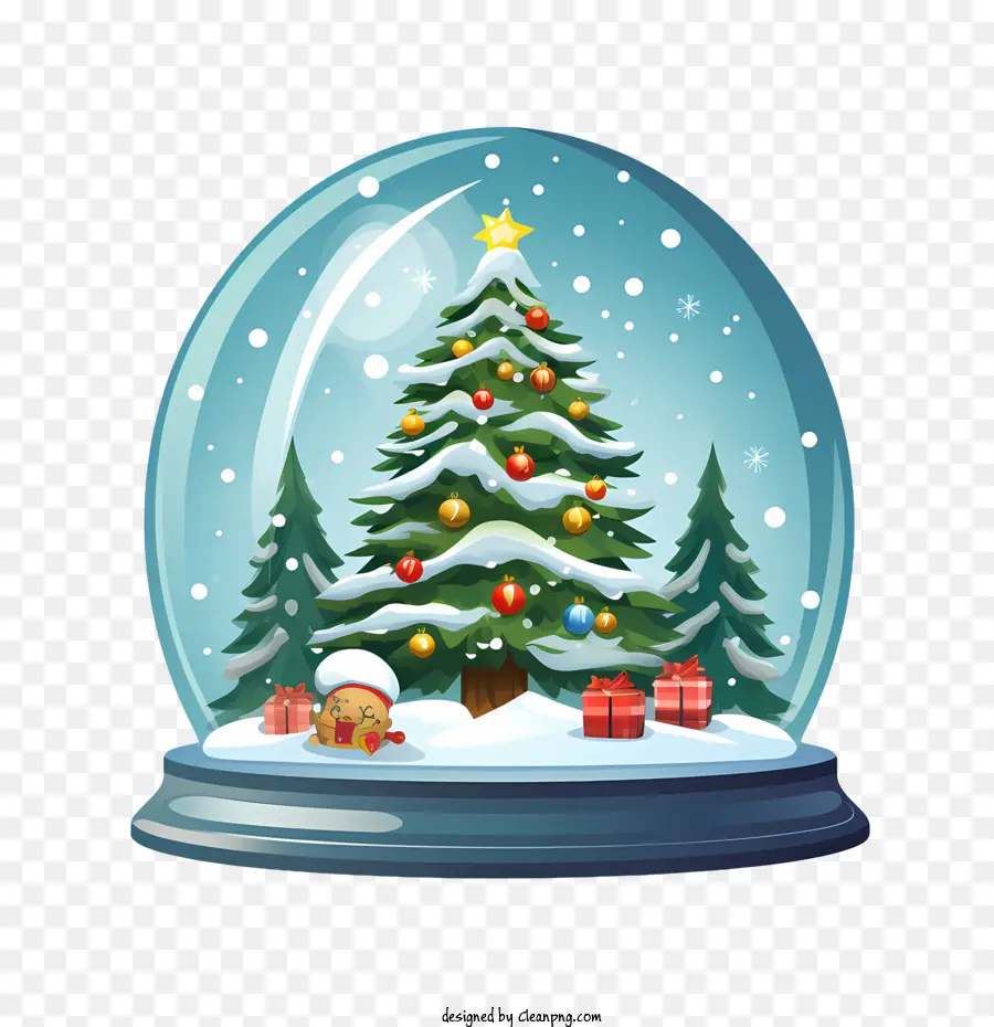 Bola De Nieve De Navidad，árbol De Navidad PNG