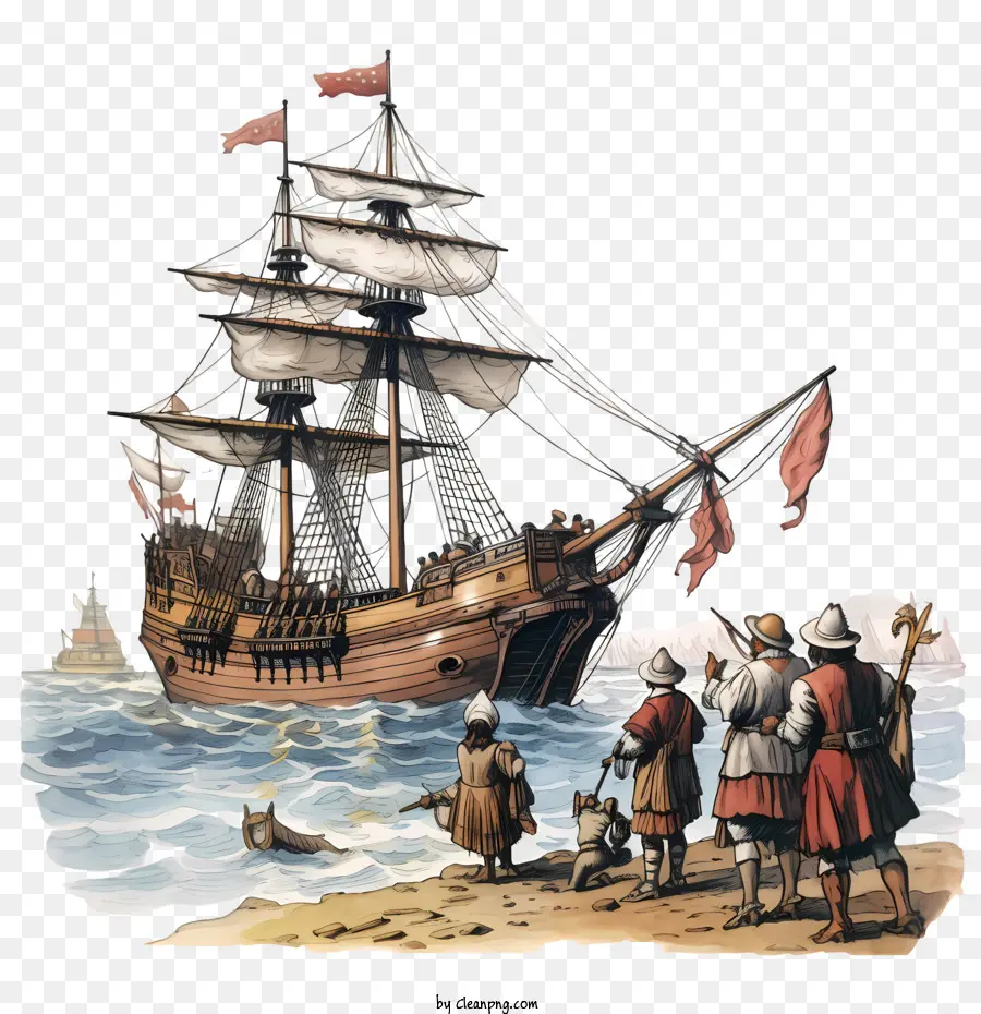 El Día De La Hispanidad，Nave PNG