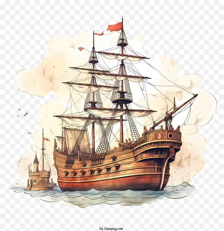 El Día De La Hispanidad，Nave PNG