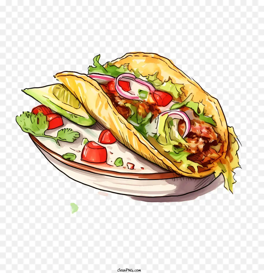 Tacos，Mexicano PNG