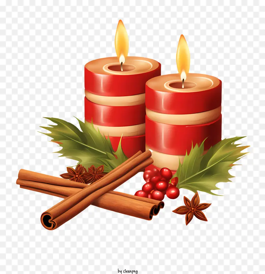 Vela De Navidad，Velas PNG