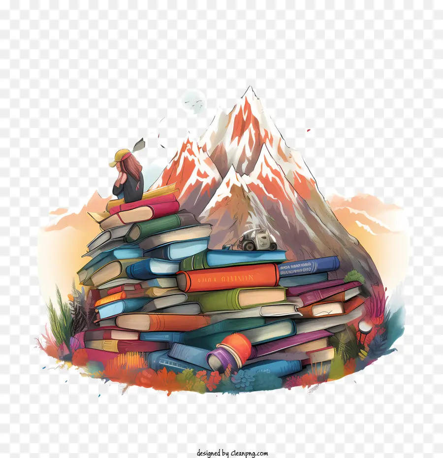 Día Internacional De La Alfabetización，Libros PNG