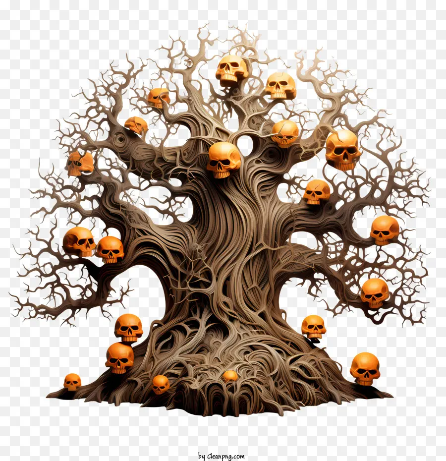 árbol De Halloween，Árbol PNG