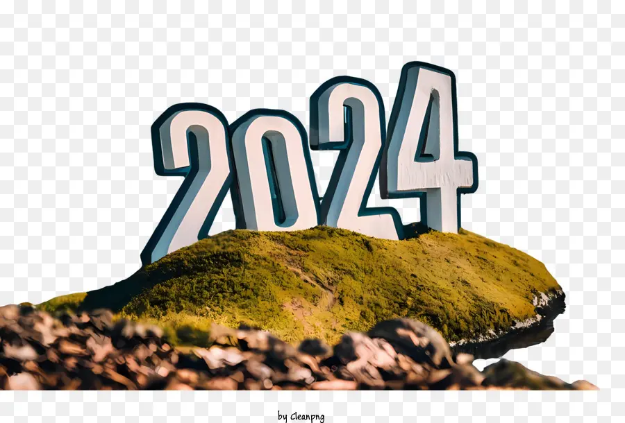 2024 Año Nuevo，2024 Feliz Año Nuevo PNG