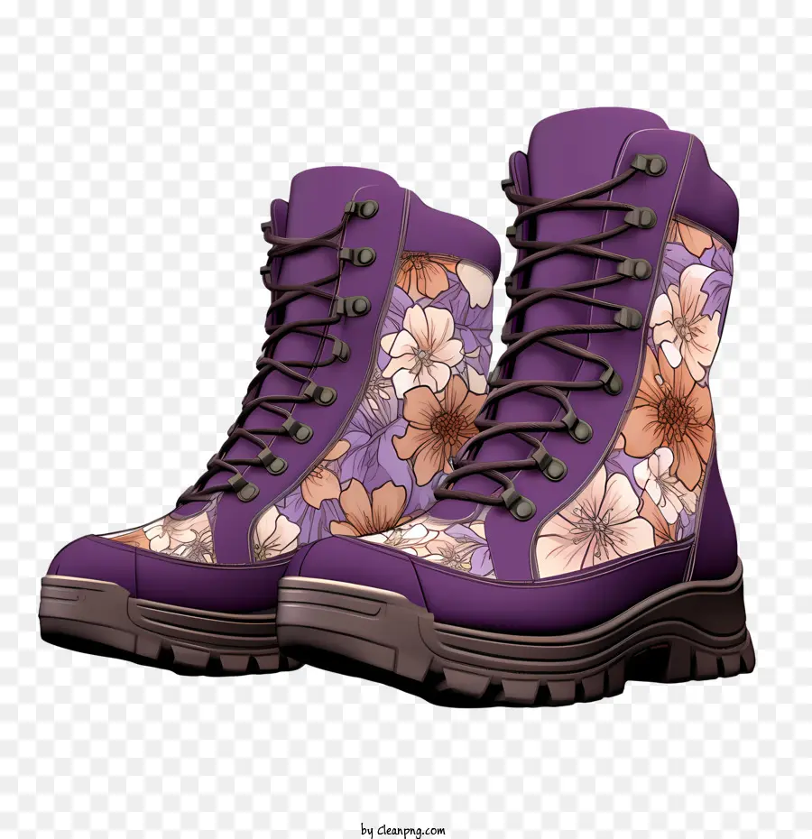 Botas，Morado PNG