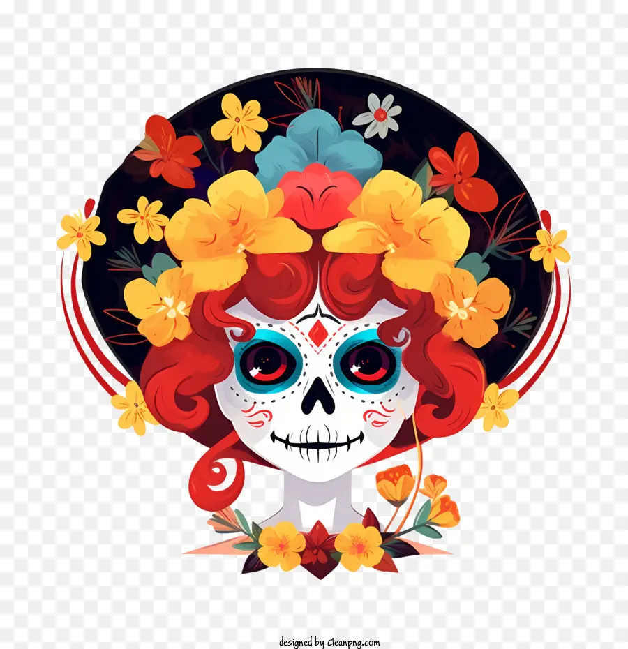 La Catrina，Día De Muertos PNG