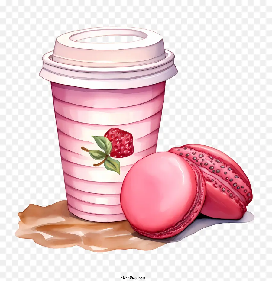 Día Del Macarrón，Café Y Macarrones PNG