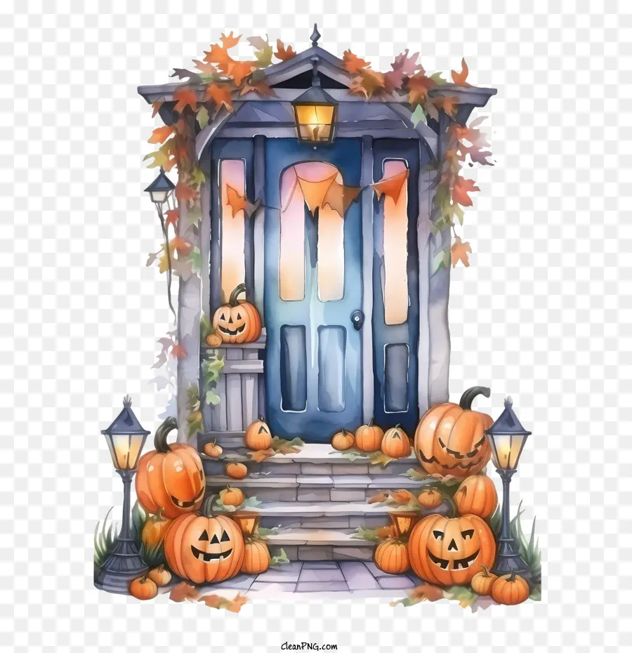 Casa De Halloween，Puerta PNG