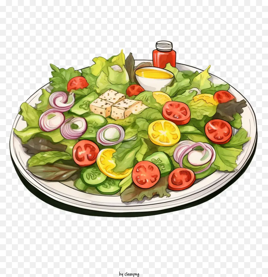 Ensalada，Lechuga PNG