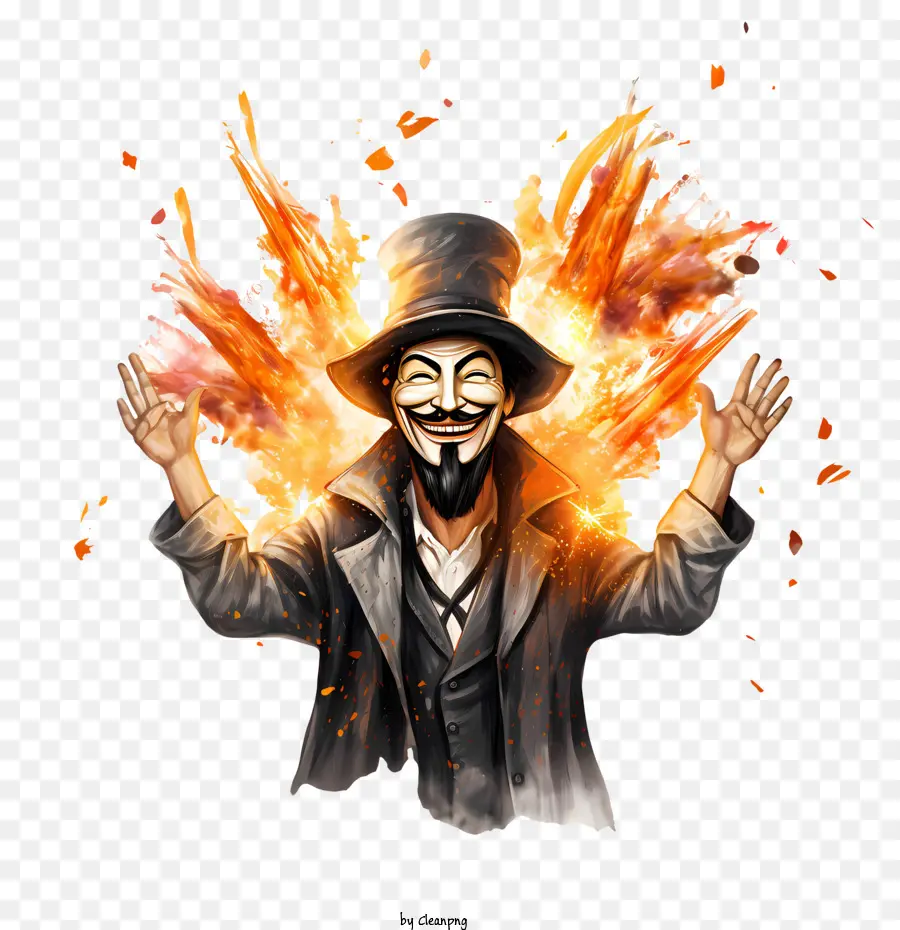 Día De Guy Fawkes，Anónimo PNG