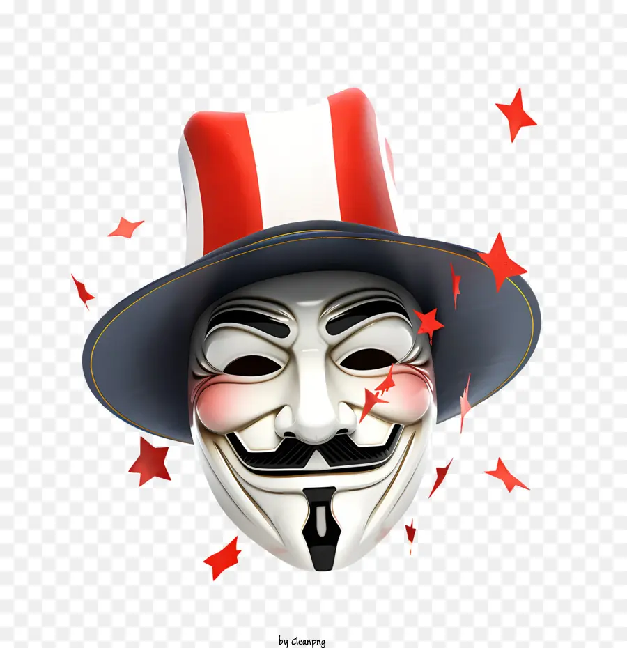 Día De Guy Fawkes，Mascarilla PNG